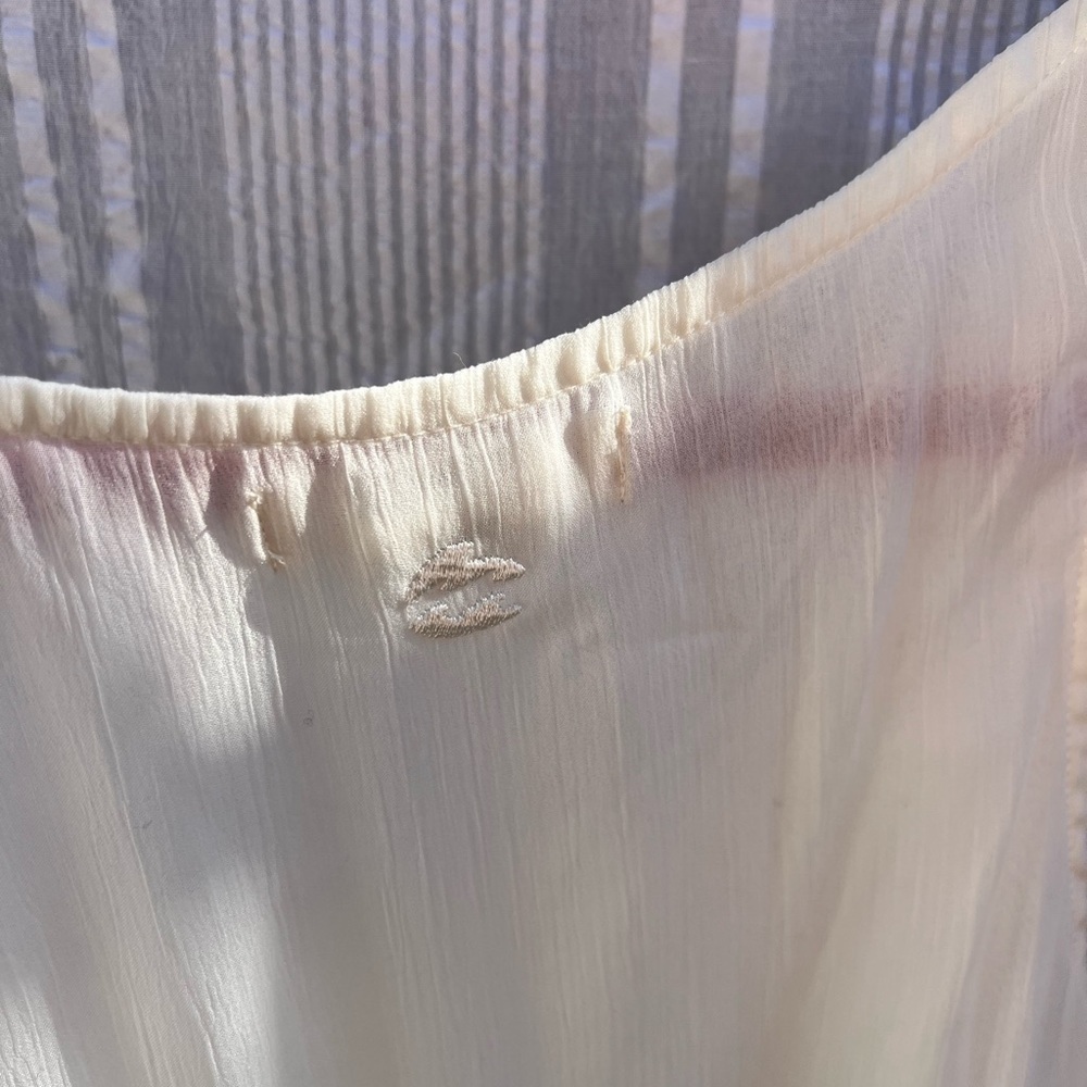Billabong Ever So Sweet Cream Babydoll Dress - Size Small - Picture 9 of 11